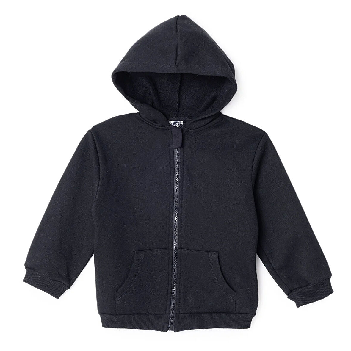 HelloBaby Erkek Bebek Kapüşonlu Hırka Fermuarlı Uzun Kol