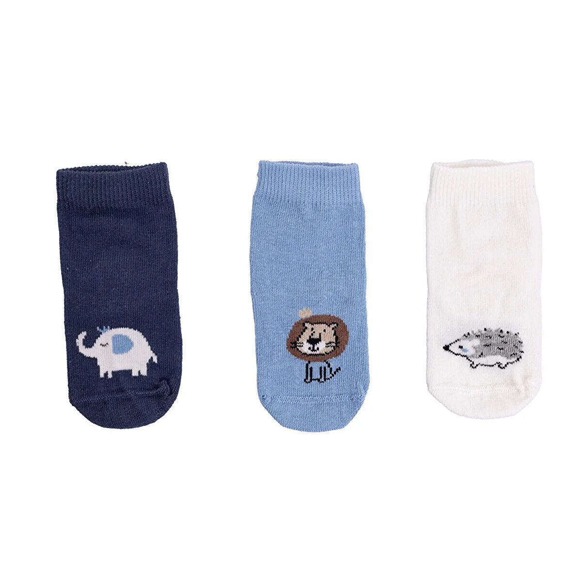 HelloBaby Erkek Bebek 3lü Soket Çorap