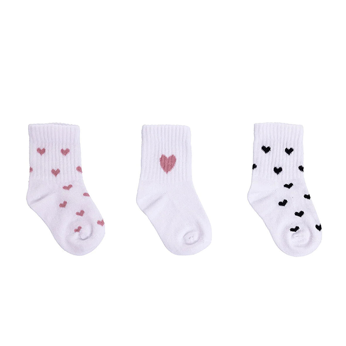 HelloBaby Kız Bebek 3lü Soket Çorap