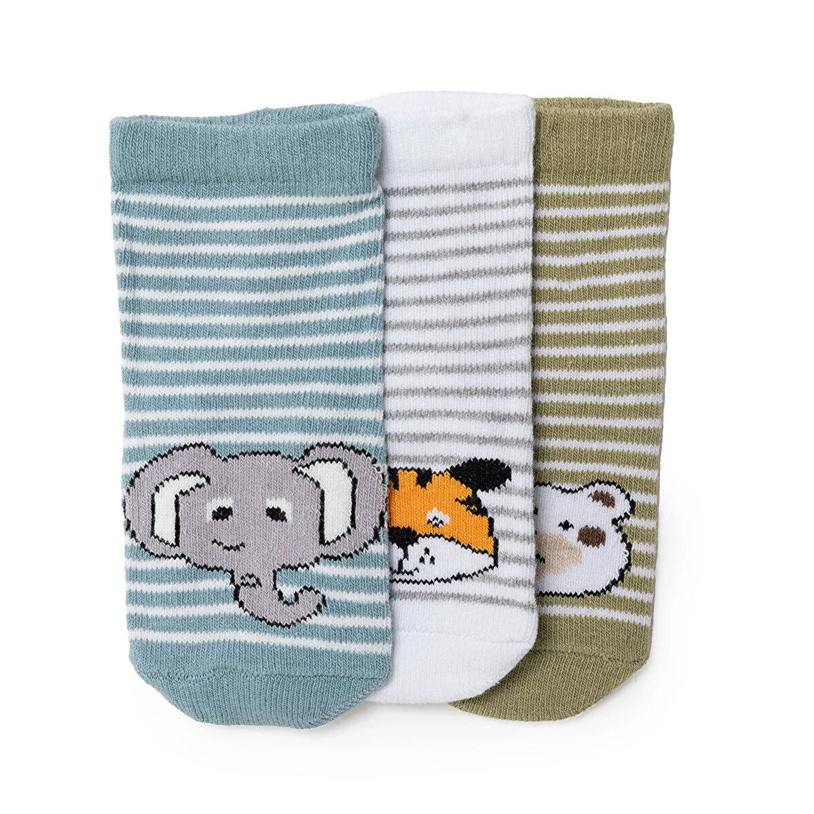 HelloBaby Erkek Bebek 3lü Soket Çorap