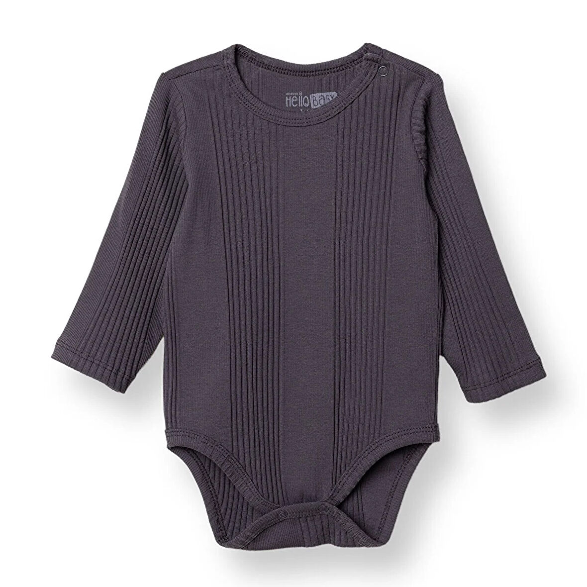 HelloBaby Erkek Bebek Uzun Kol Body Kaşkorse Bisiklet Yaka