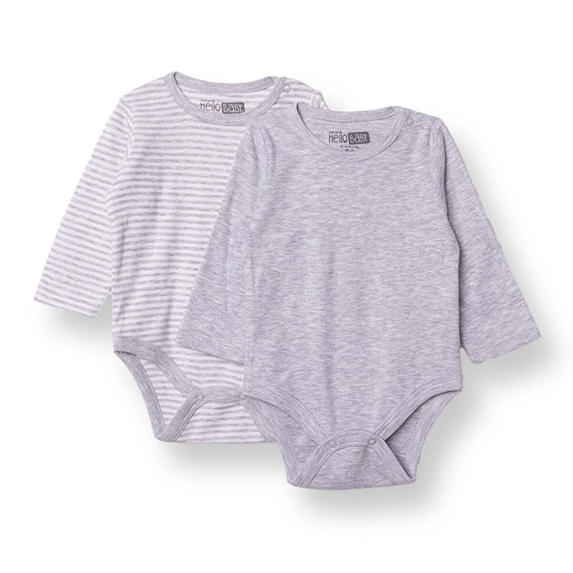 HelloBaby 2li Uzun Kol Body