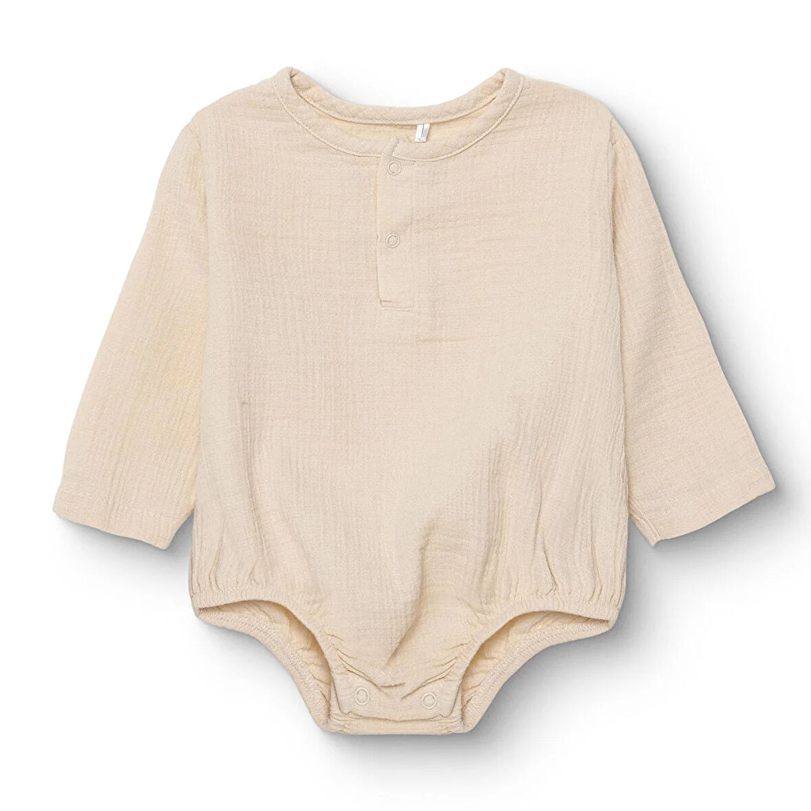 HelloBaby Erkek Bebek Uzun Kol Body Müslin Hakim Yaka