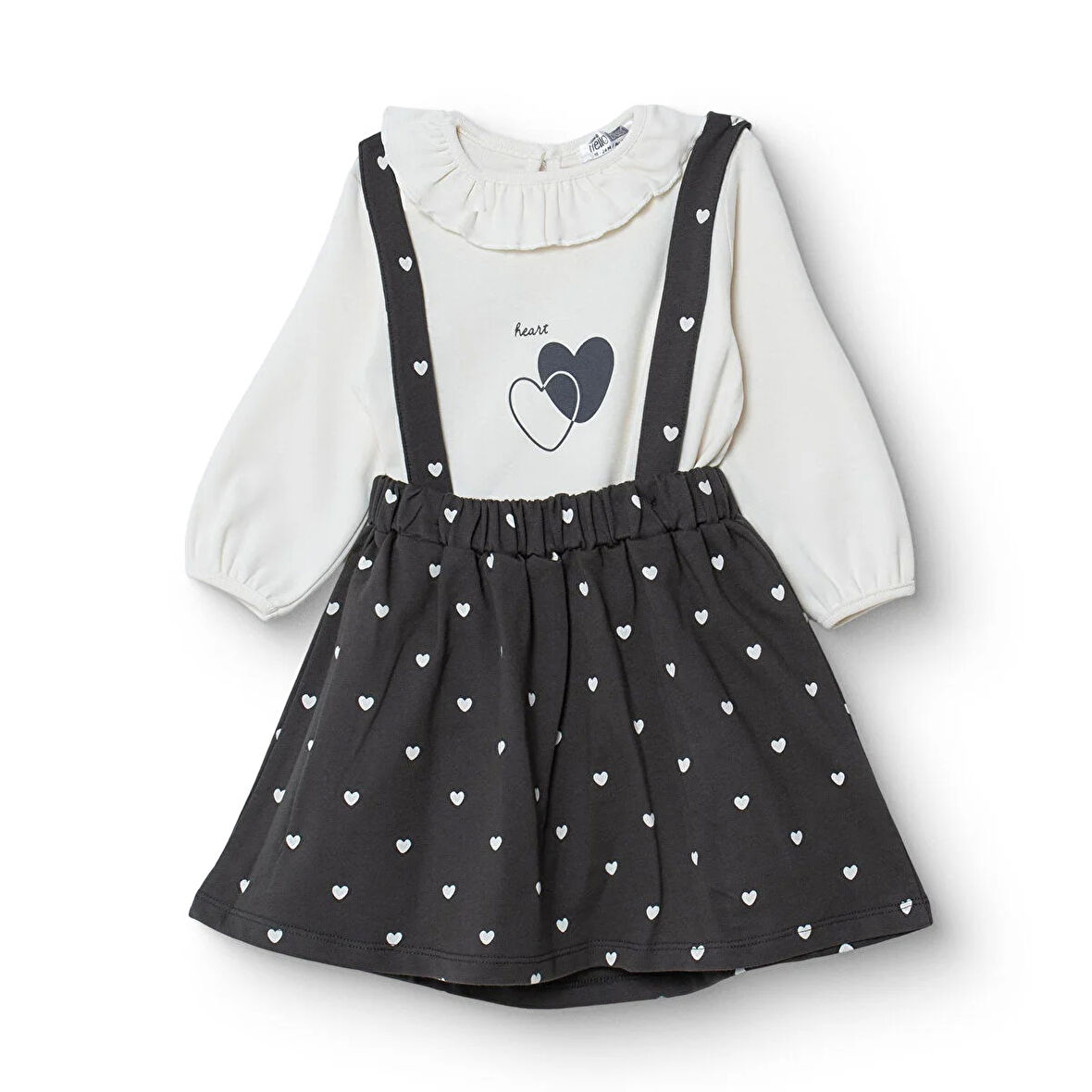 HelloBaby Monochrome Bluz-Etek