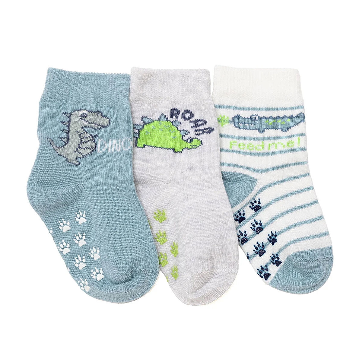 HelloBaby 3lü Kaydırmaz Çorap