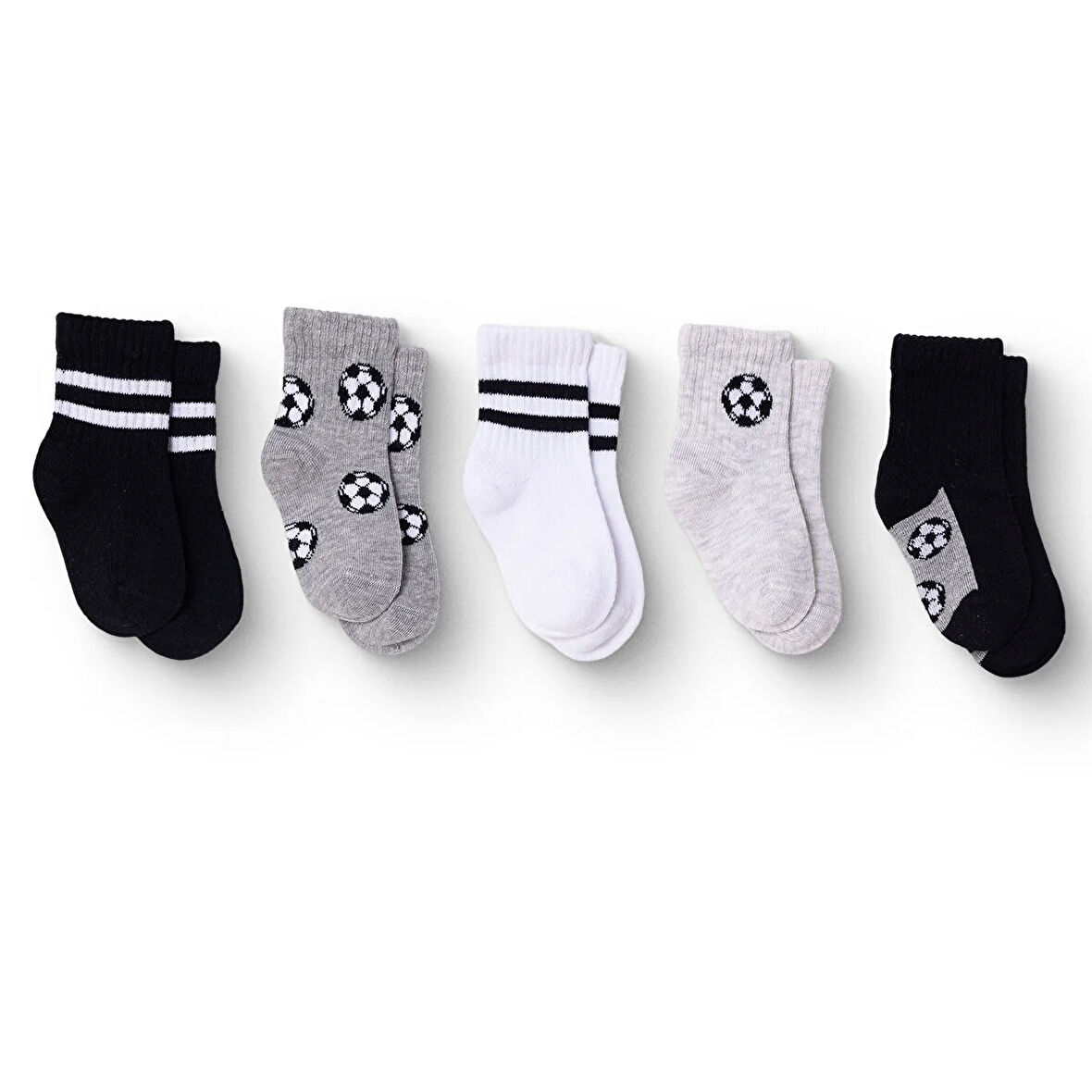 HelloBaby Erkek Bebek 5'li Soket Çorap