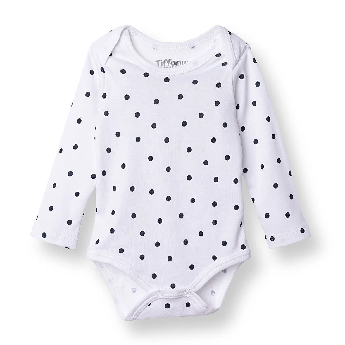 Tiffany Kız Bebek Uzun Kol Body Çıtçıtlı Zarf Yaka