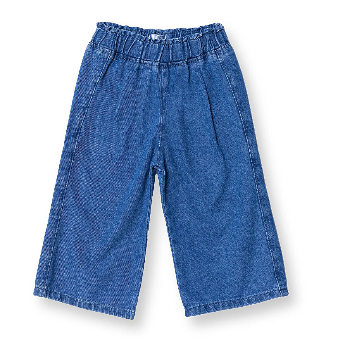 HelloBaby Kız Bebek Denim Pantolon Reçme Paça