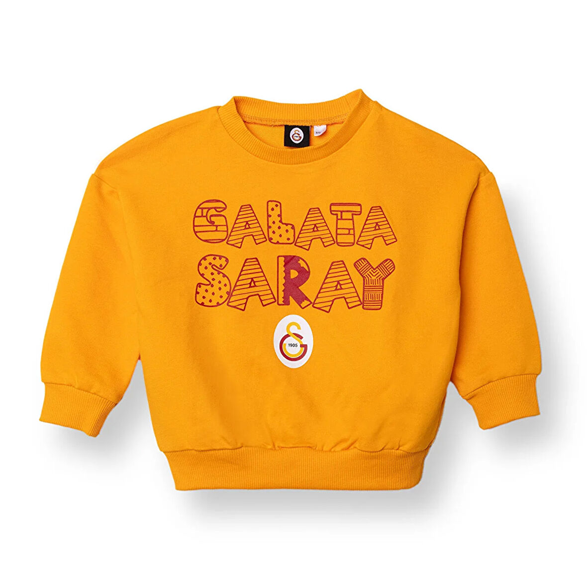 Galatasaray Unisex Galatasaray Sweatshirt İki İplik Bisiklet Yaka Uzun Kol