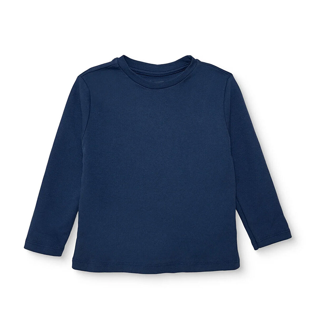 HelloBaby Erkek Bebek Uzun Kol Tshirt İnterlok Bisiklet Yaka Uzun Kol