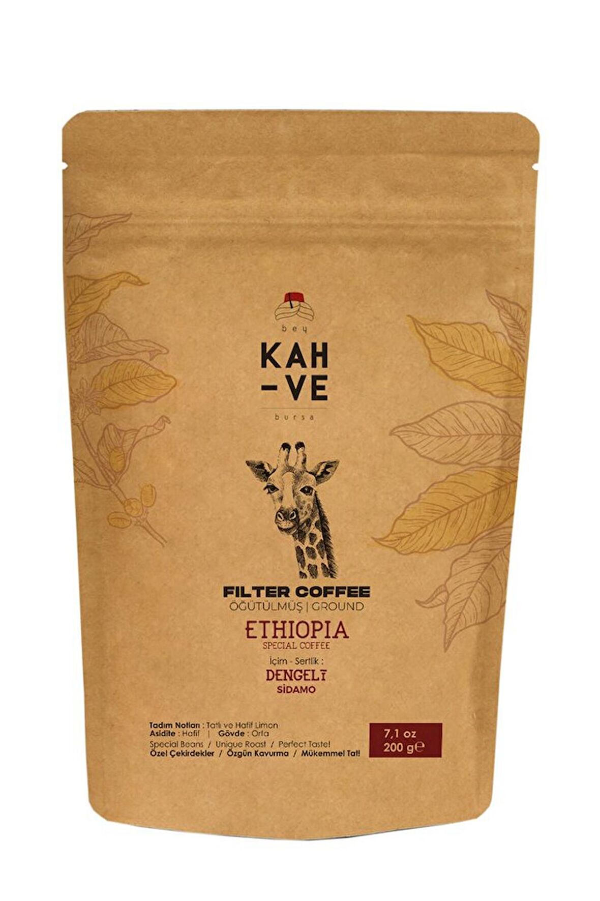 Ethiopia Sidamo Filter Coffee 200 Gr