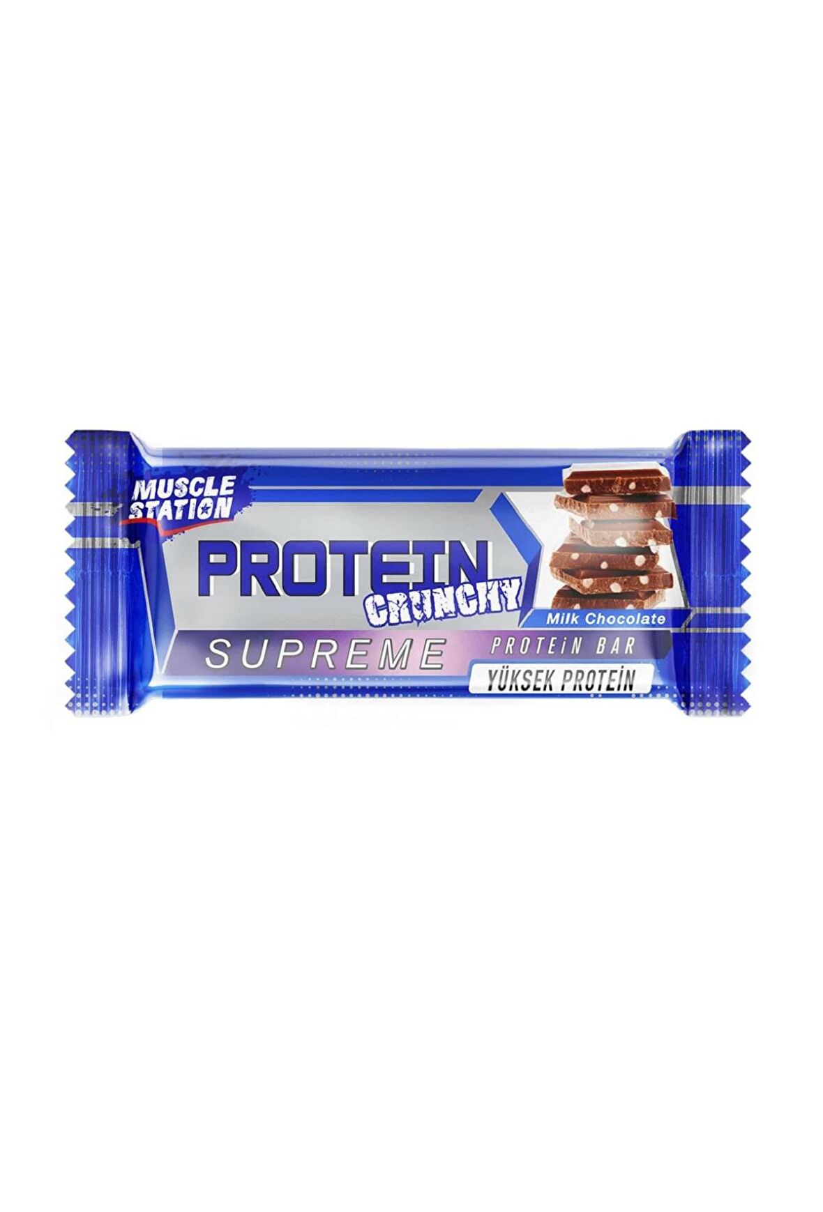 Sütlü Çikolatalı Supreme Crunchy Protein Bar (40 gr) - Muscle Station