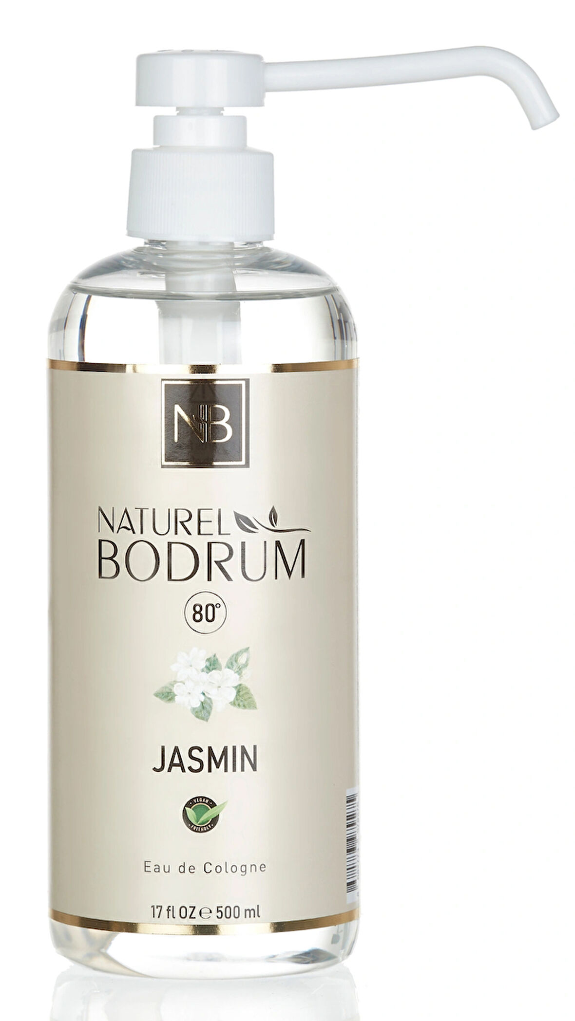 Naturel Bodrum Yasemin 80 Derece Sprey Pet Şişe 500 ml Kolonya