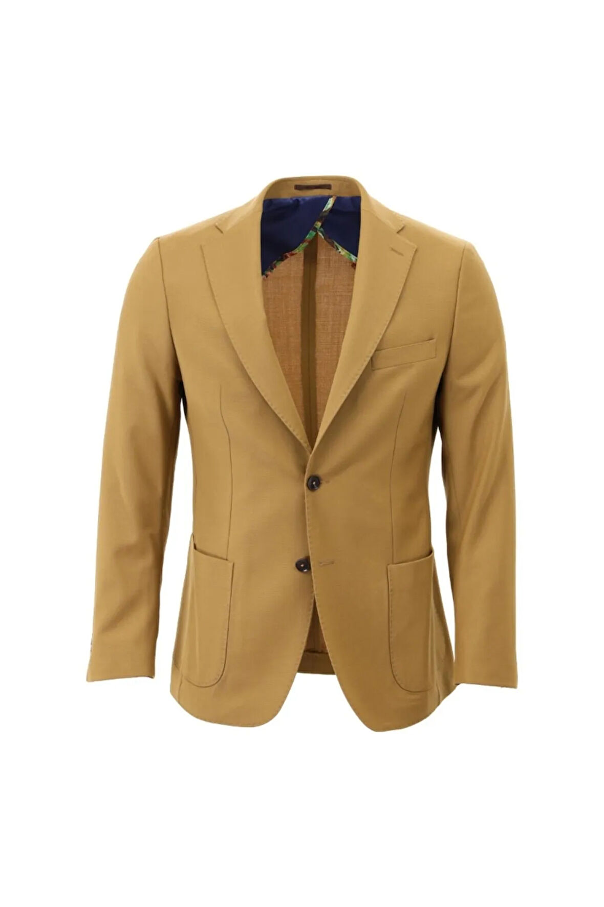 Erkek Cep Detaylı Ceket - Camel  | 46