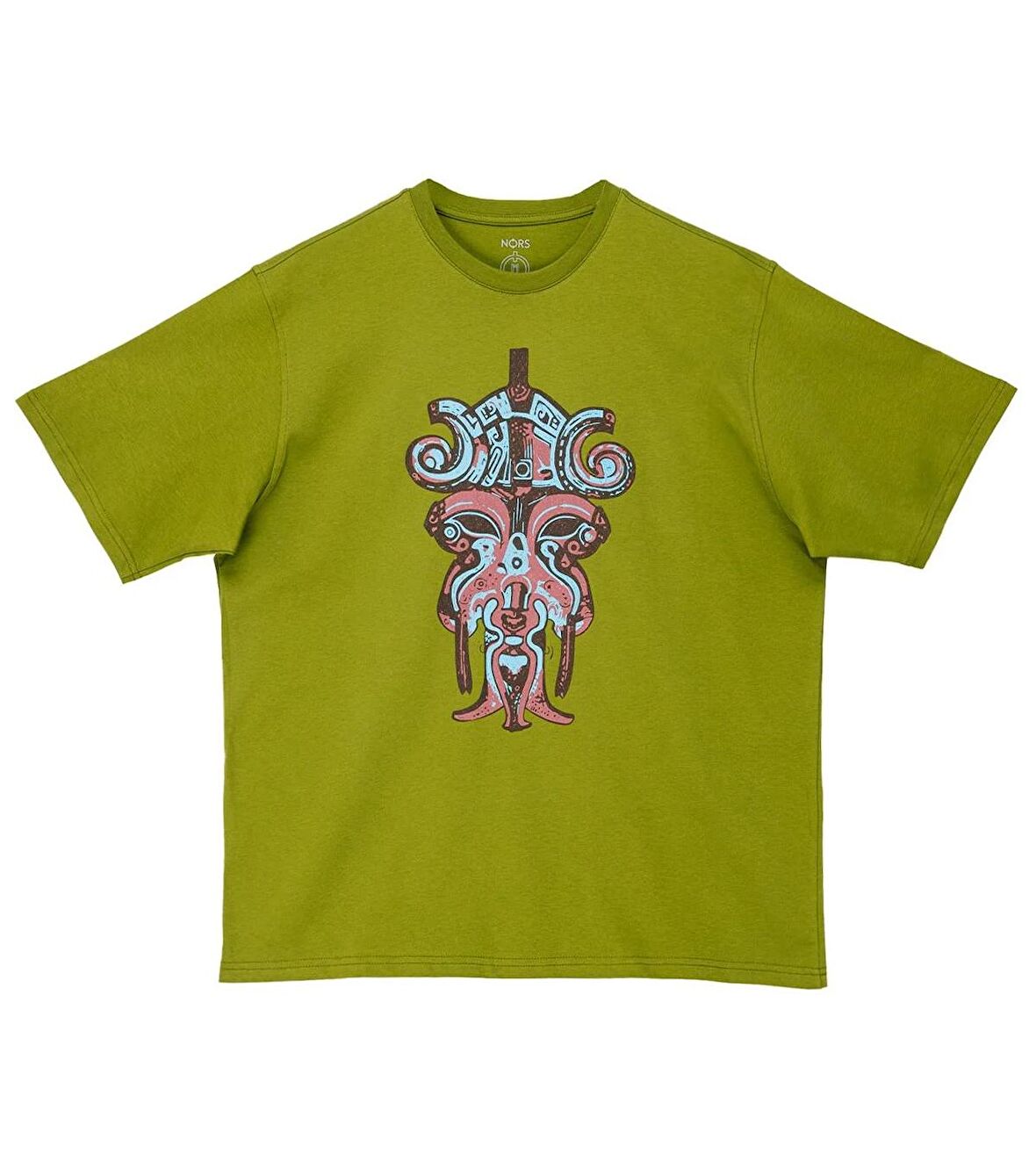 Viking Klan Oversize Tshirt - Haki