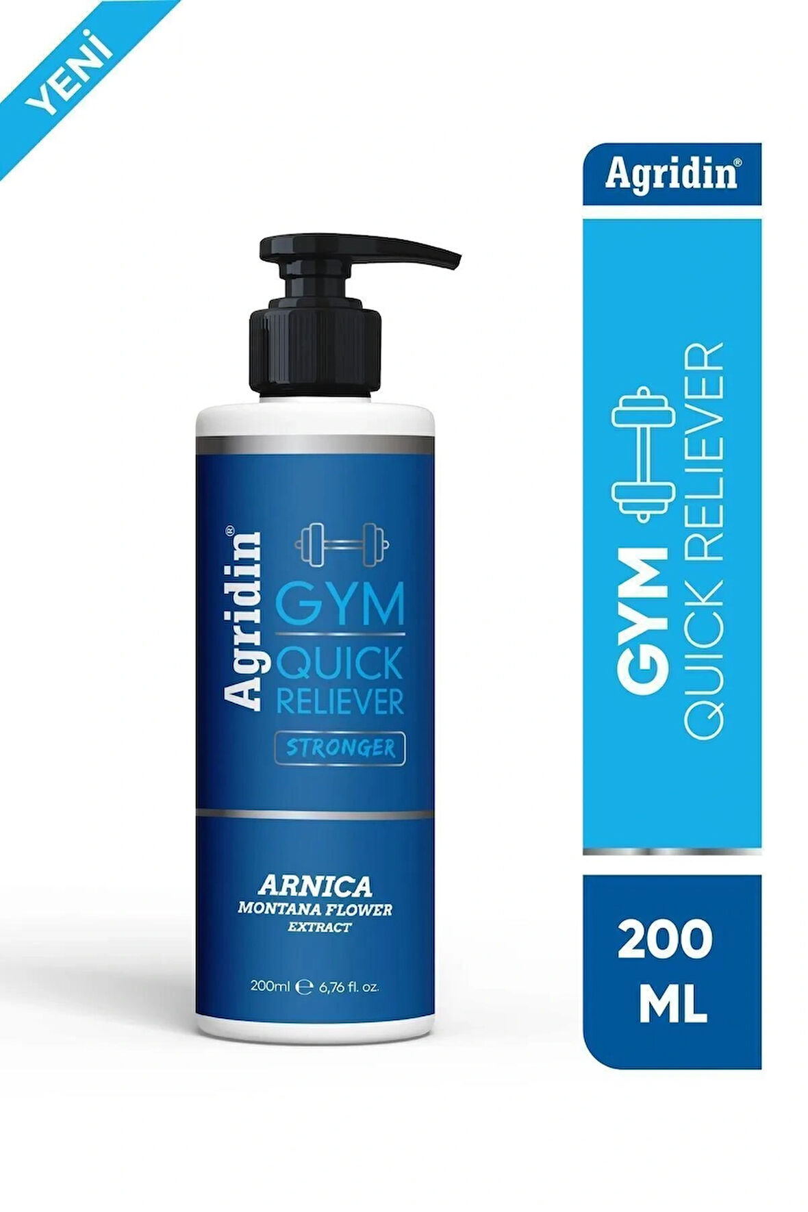 Agridin Gym Quick Relieve Sporcu Ağrı Giderici Krem (STRONGER) 200 ml