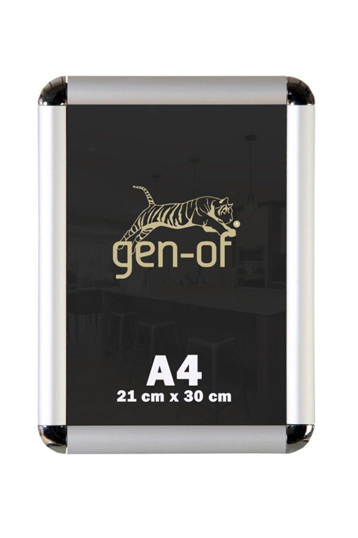 Gen-Of A4 Rondo Çerçeve Alüminyum 21x30 1 Adet