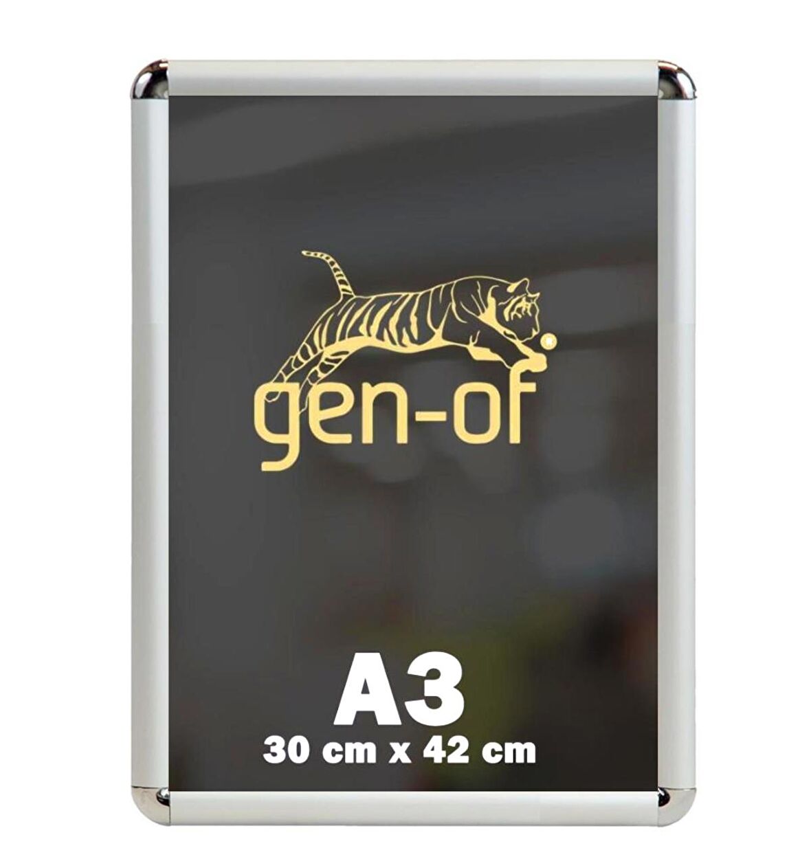 Gen-Of A4 Rondo Çerçeve Alüminyum 21x30 1 Adet