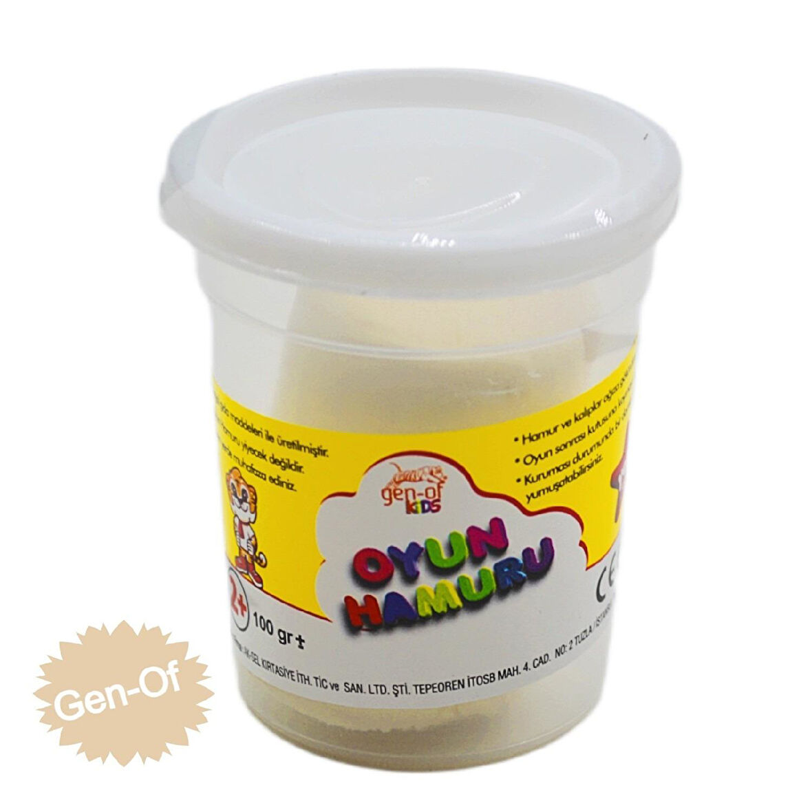 Gen-Of Oyun Hamuru 100 gr Renk Seçenekli