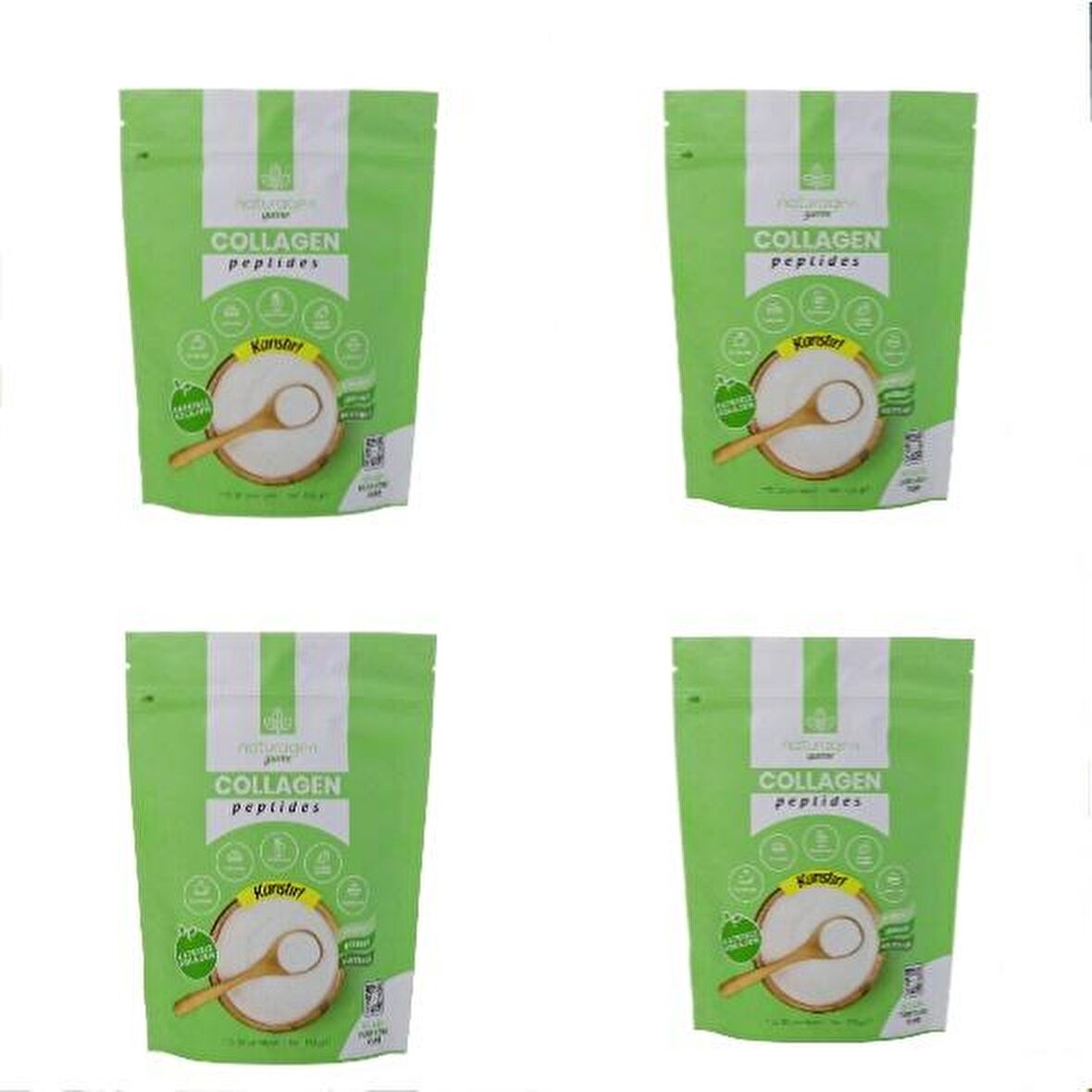 Naturagen Gurme %100 Saf Collagen Peptides 150 gr 4 lü Paket (4x150 gr)