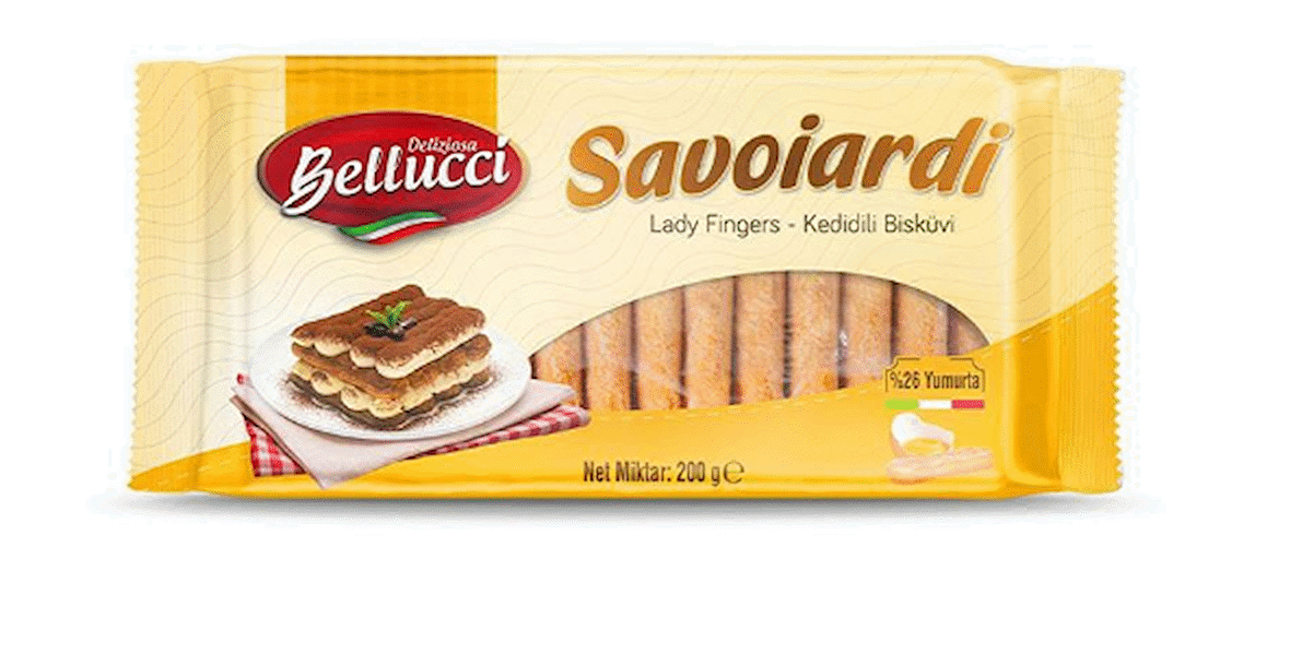 Bellucci Savoiardi Kedi Dili 200 Gr