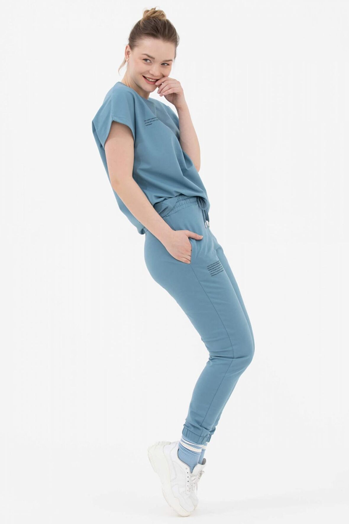 Jogger Eşofman Altı  - Mavi