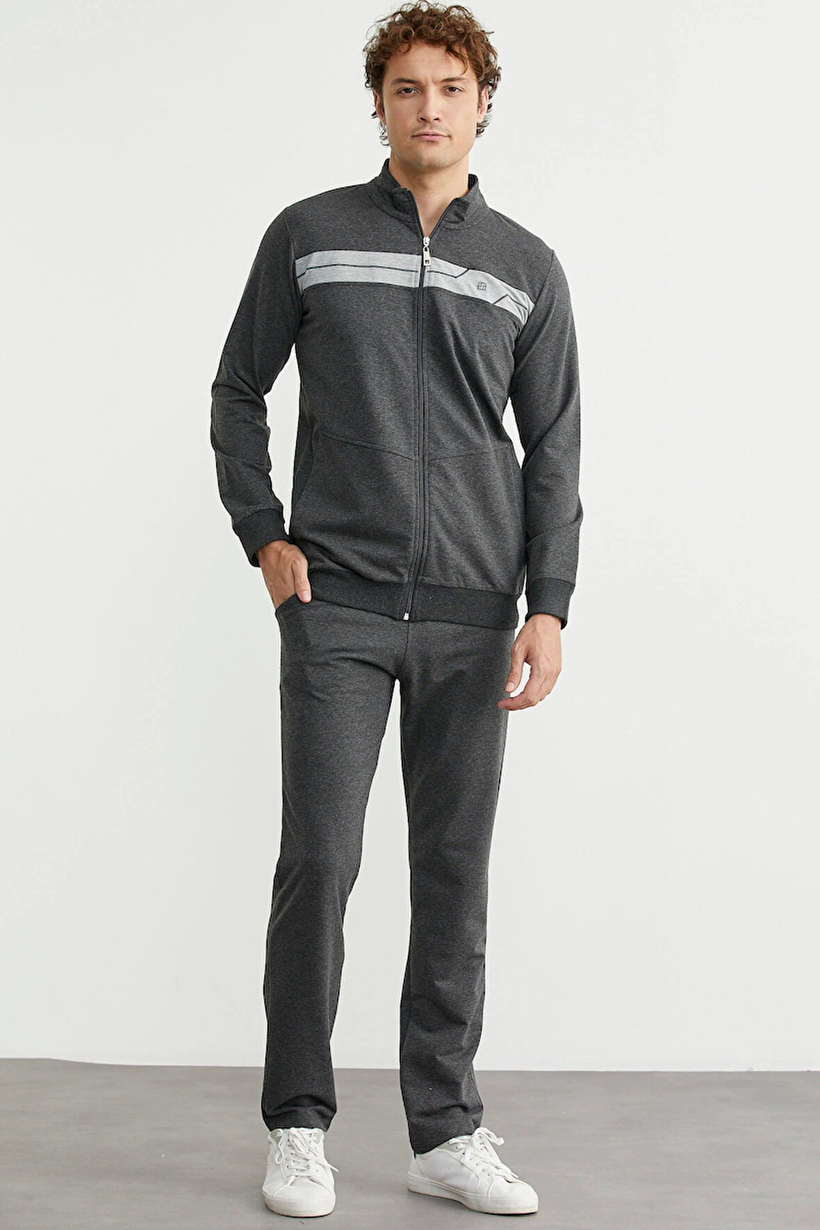 Sementa Dik Yaka Fermuarlı Eşofman Takım 84422 