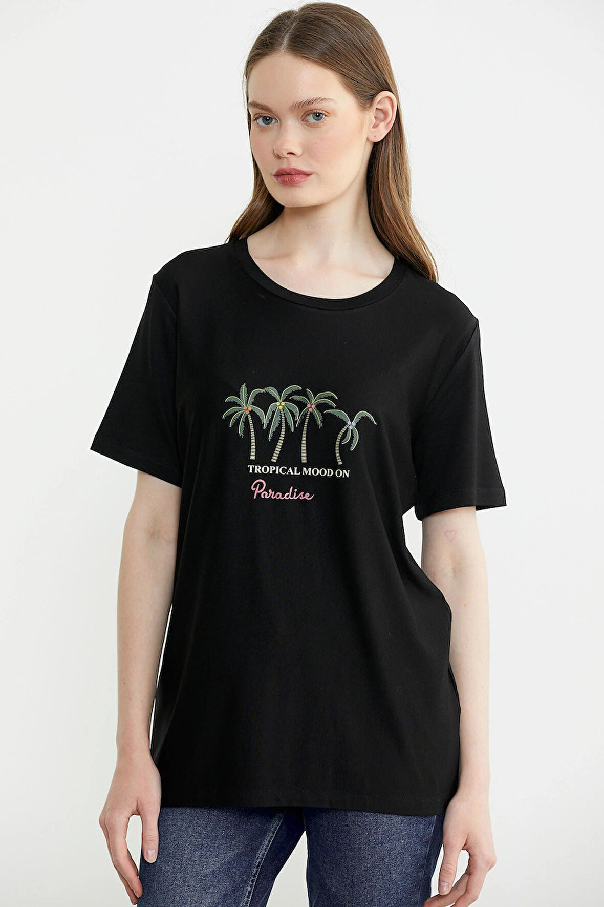 25Y2231-60075 SEMENTA EGZOTİK BASKILI TSHIRT