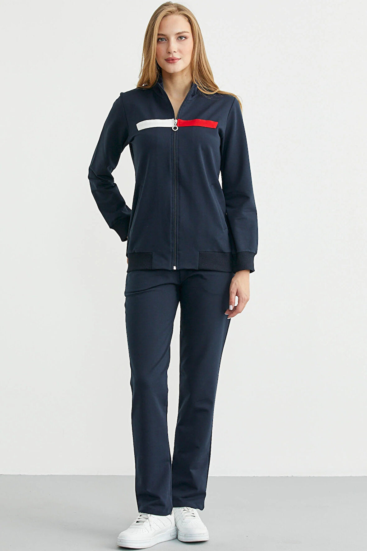 Sementa Dik Yaka Fermuarlı Eşofman Takım 76488 