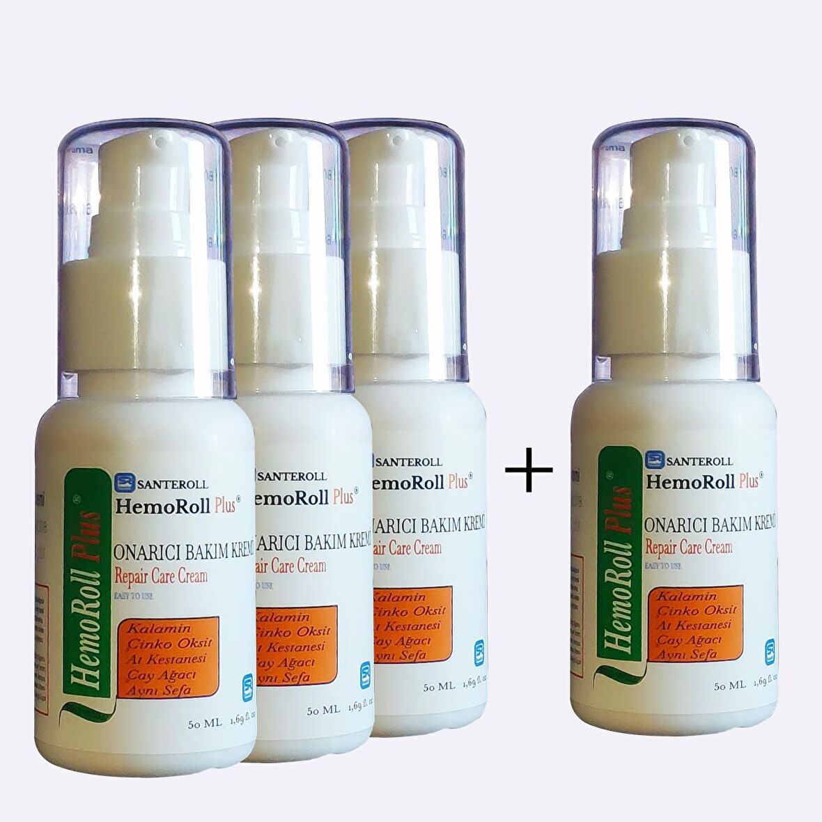 HemoRoll Plus 3 Lü set 50ml x 3