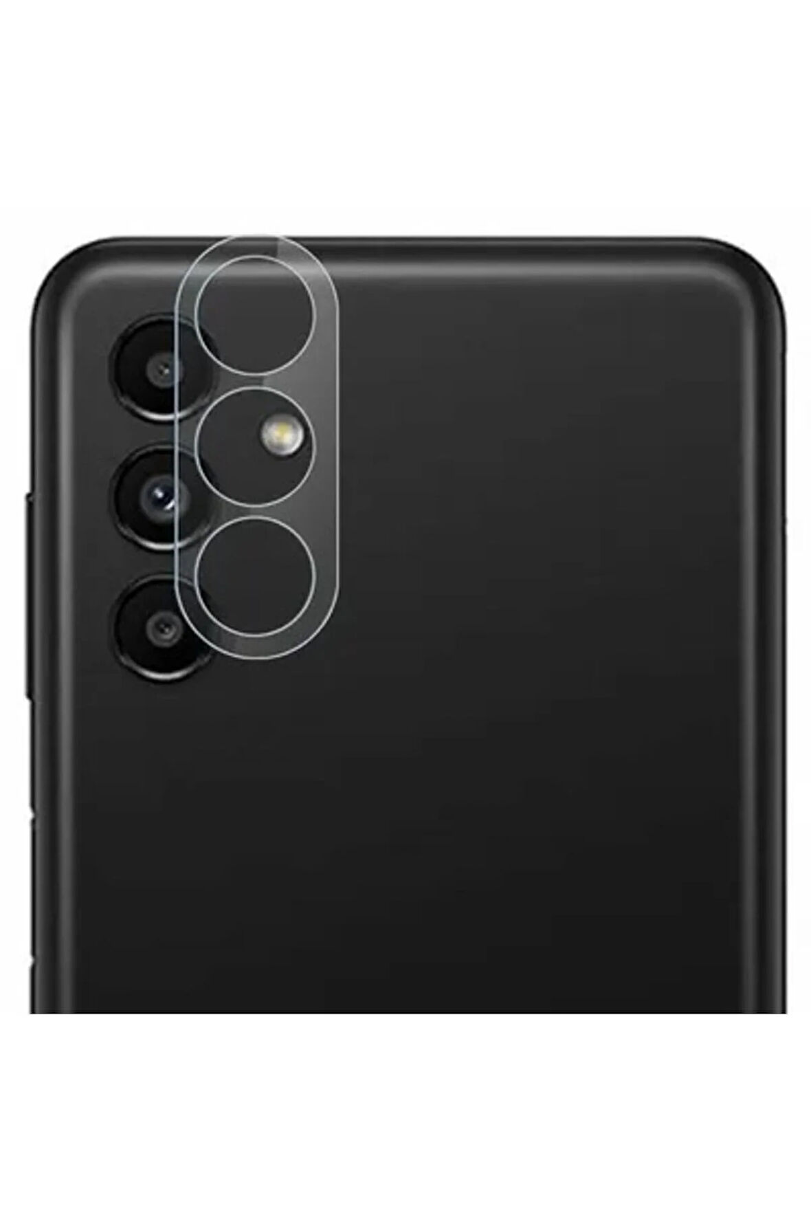 Galaxy A13 Ile Uyumlu Kamera Lens Koruma Camı - Şeffaf