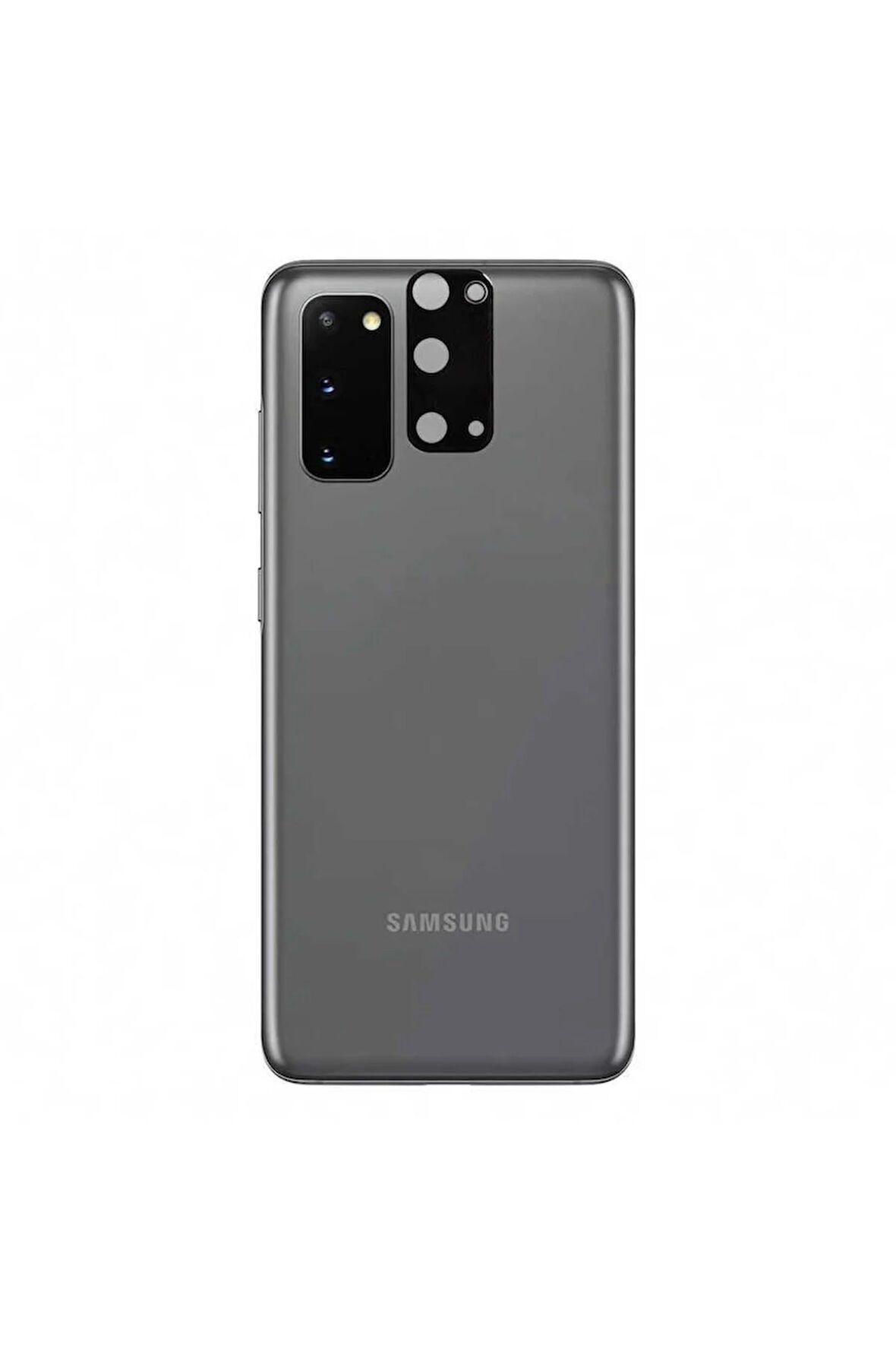 Samsung Galaxy S20 Ile Uyumlu 3d Kamera Lens Koruma Z-panoply Tam Kaplayan Kamera Koruma Siyah