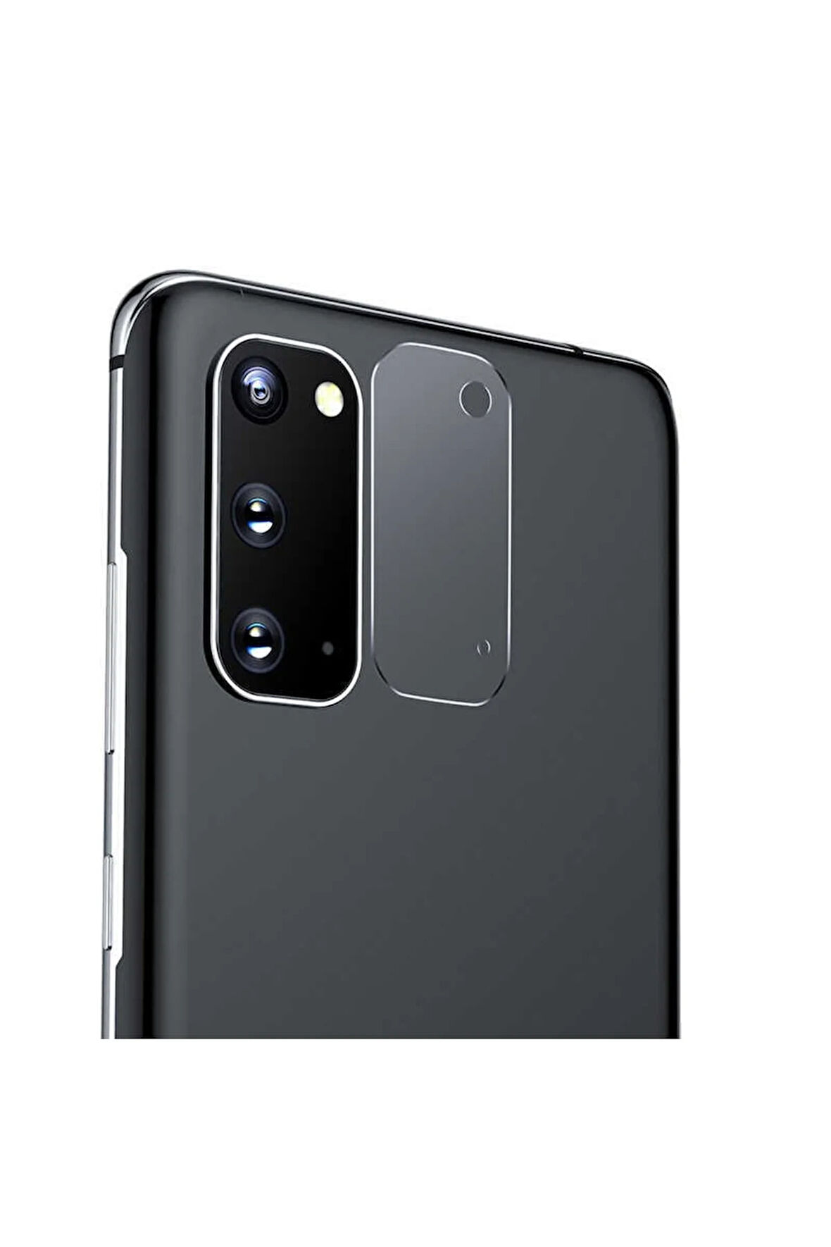 Galaxy M52 Ile Uyumlu Kamera Lens Koruyucu Temperli Cam Şeffaf