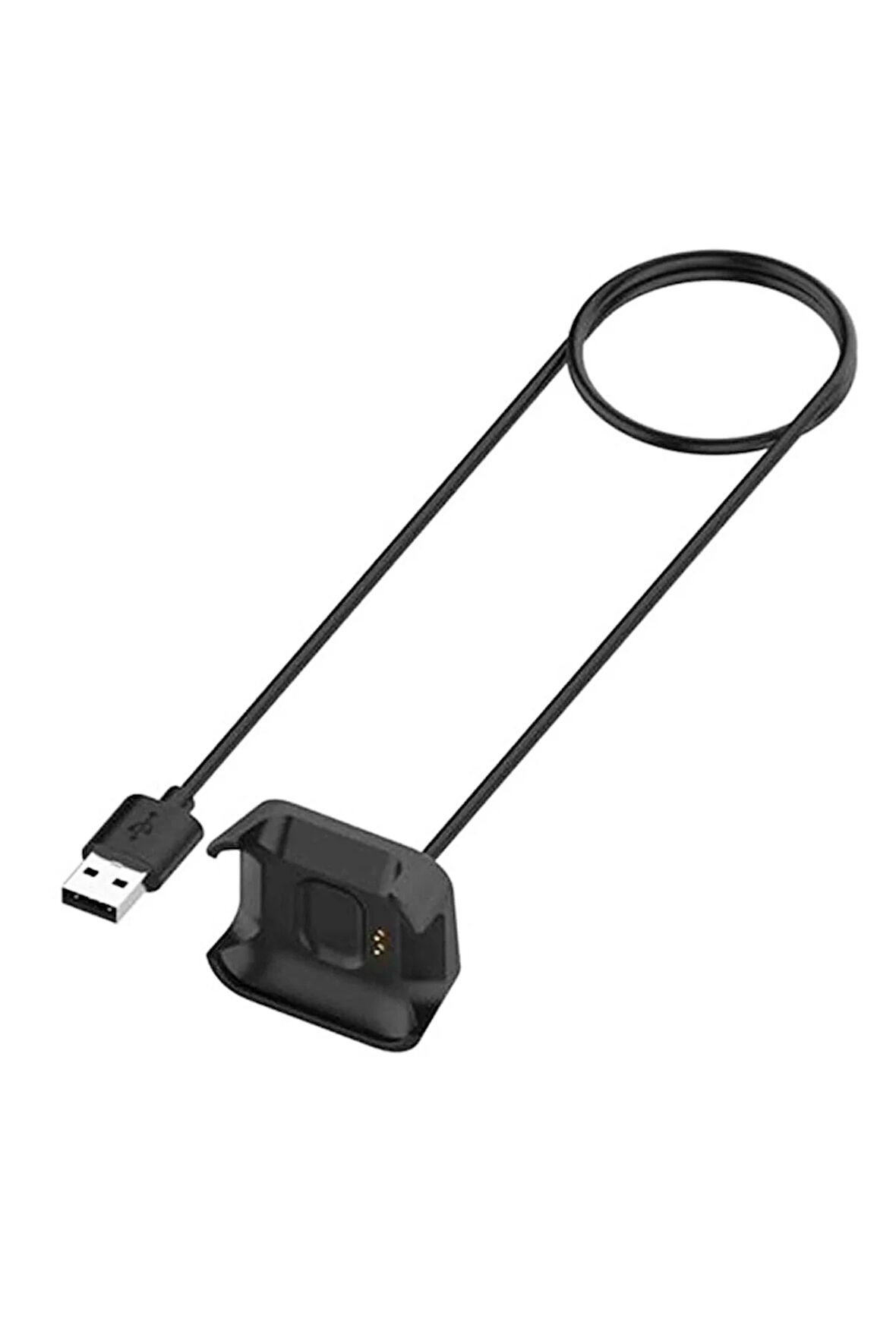 Redmi Watch Ile Uyumlu Akıllı Saat Şarjı Manyetik Şarj Adaptörü Usb Şarj Kablosu Siyah