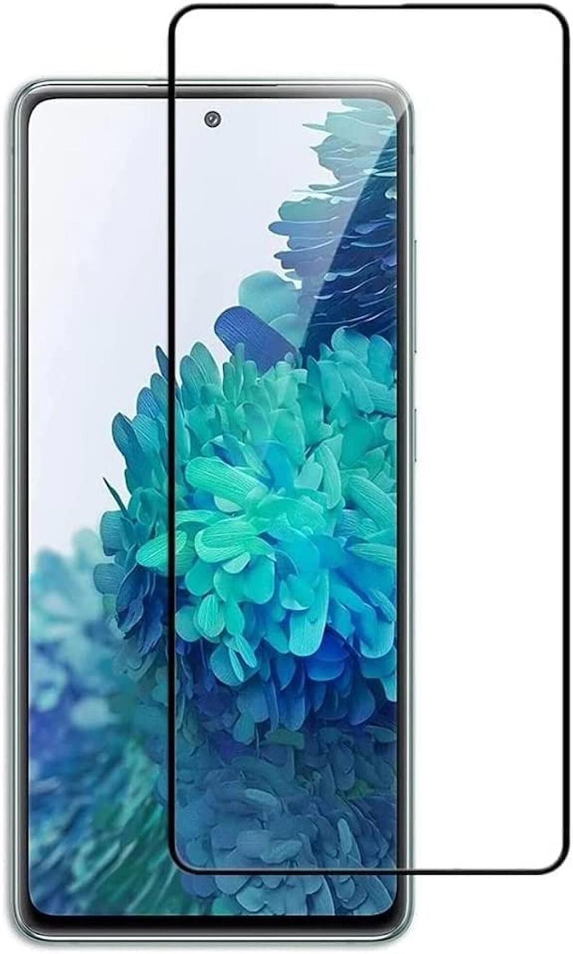 Coverzone Samsung Galaxy S23 Uyumlu Ekran Koruyucu Nano Canlı ve Parlak Kenar Kısımları Kavisli Sert Ve Çizilmeye Karşı Dirençli Seramic Siyah Çerçeveli 9D Ekran Koruyucu