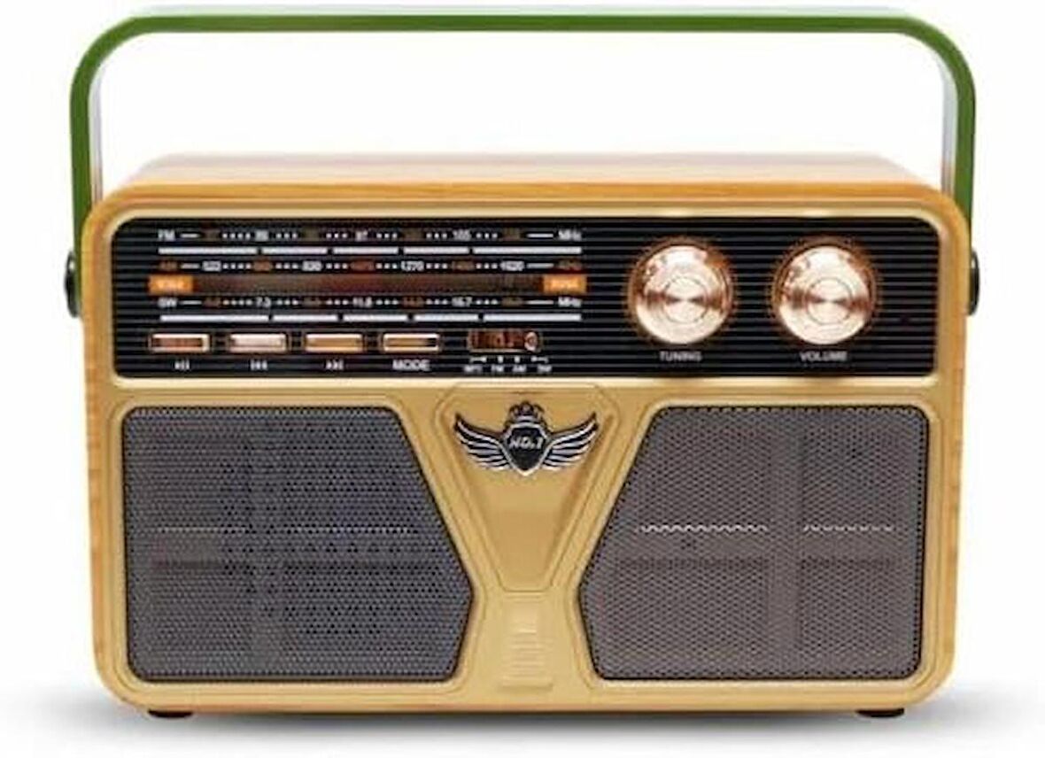 Coverzone Retro Radyo Taşınabilir Bluetooth Speaker Ve Hoparlör Ahşap Kaplama Kumandalı Klasik Antika Tarzı İç ve Dış Mekan Multiband USB Girişli Dekoratif Klasik Radyo CV-5070BT