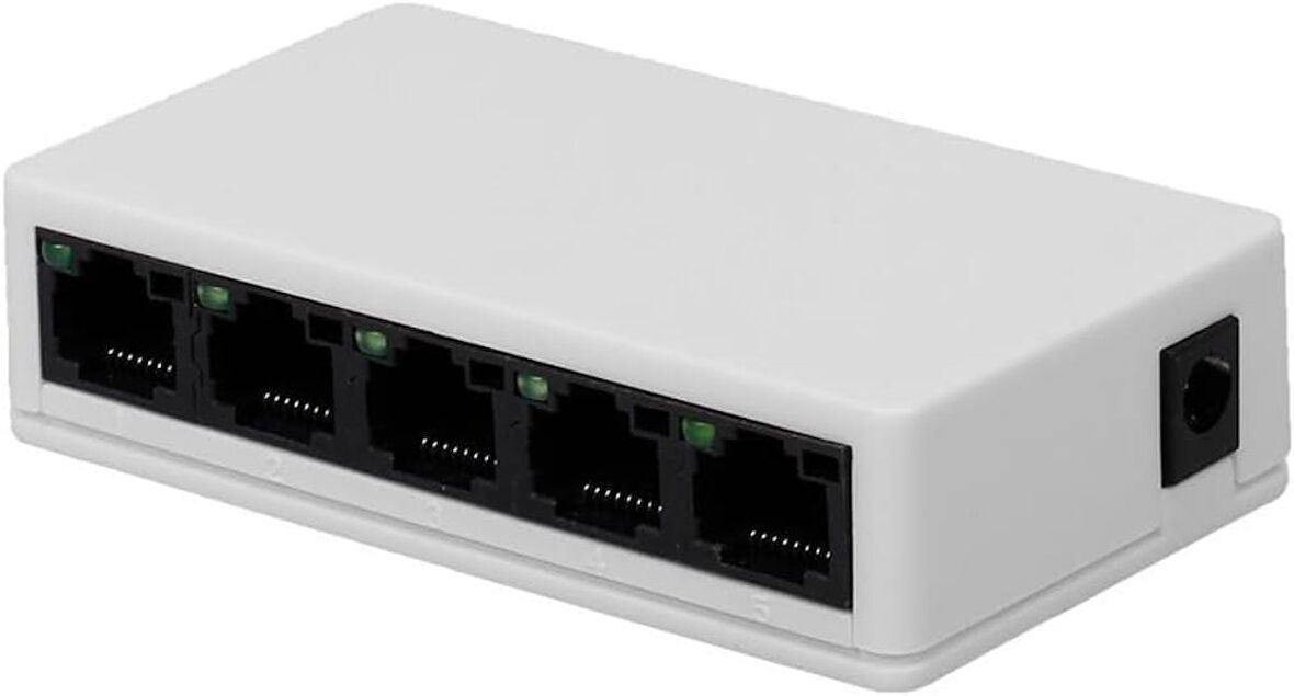 Coverzone Ethernet 5 Port Switch Hub Network Ağ Anahtarı 10/100MBPS LV-SW05