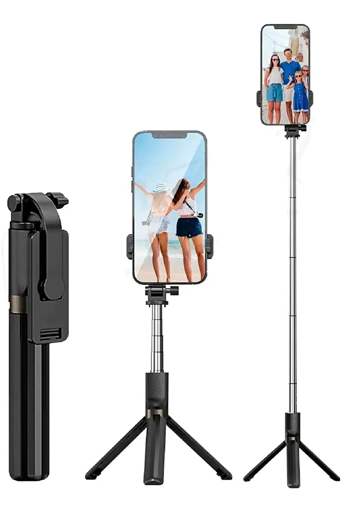 Akıllı Telefonlar İçin Tripod Ultra Hafif 360 Derece Dönebilen Başlık Katlanabilir Sabitleyici G5