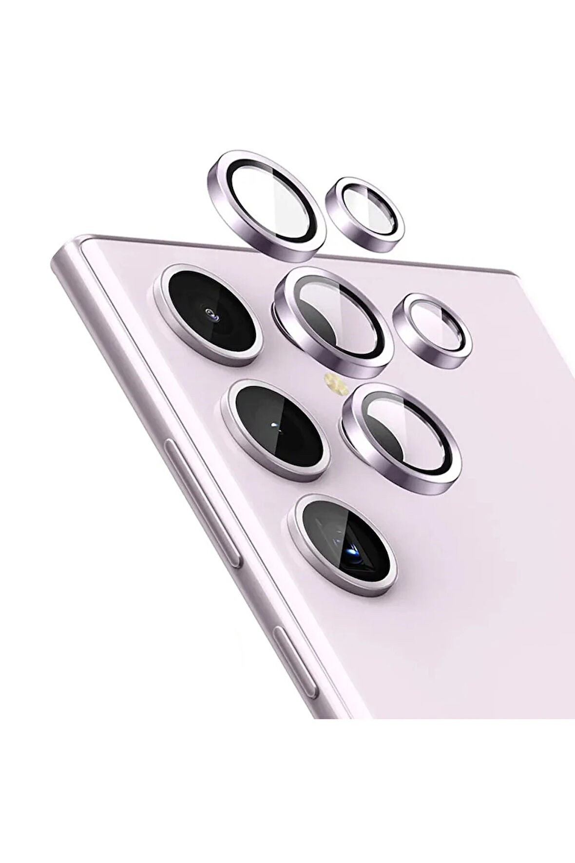 Galaxy S24 Ultra ile uyumlu Kamera Koruma Görüş Açı Bozmaz Yüksek çözünürlük Premium Advice Safir