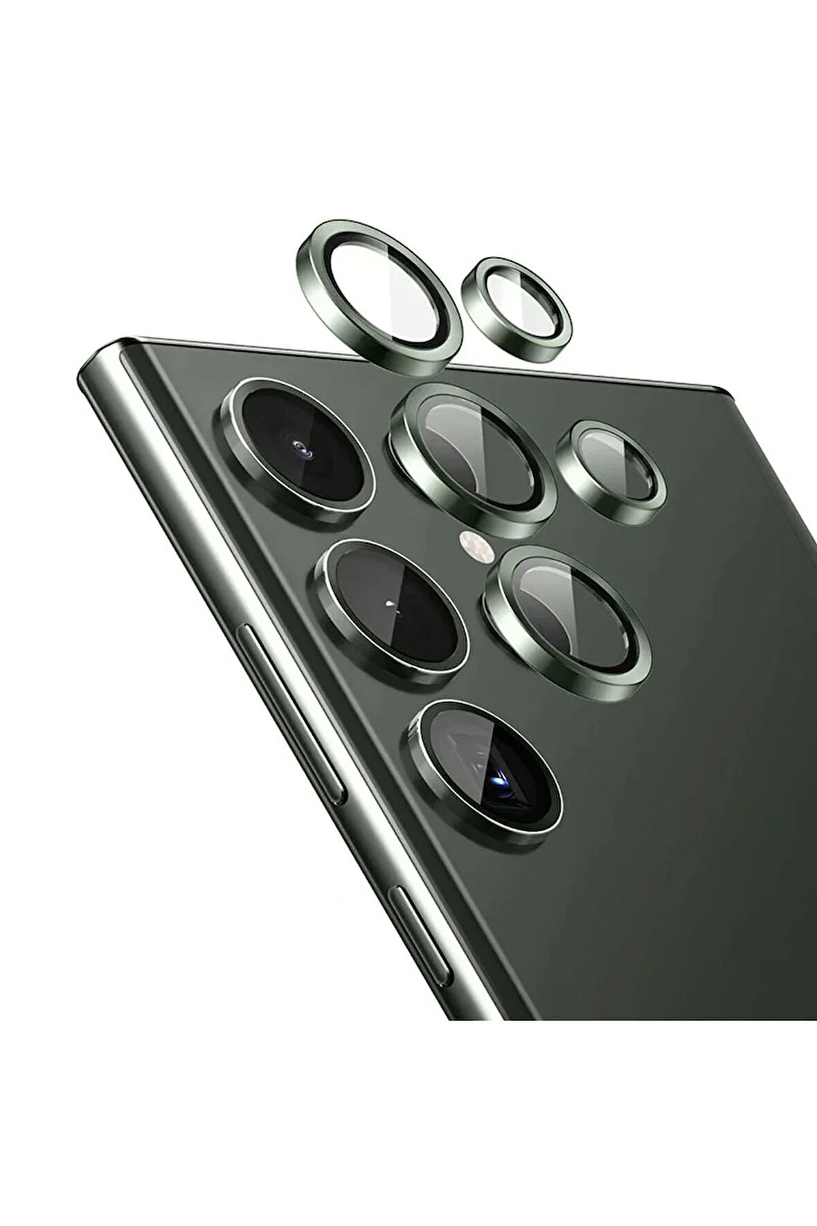 Galaxy S24 ile uyumlu Kamera Lens Koruma Görüş Açısını Bozmaz Yüksek çözünürlük Premium Advice Safir