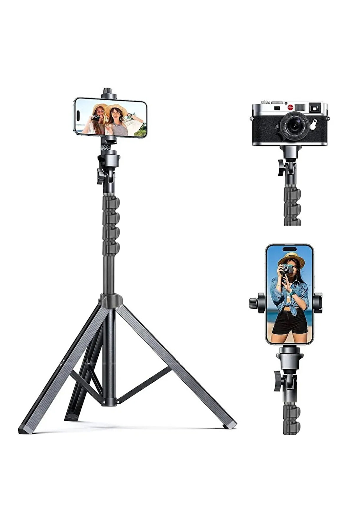 NP588 170 cm Tripod ve Monopod Özellikli İç ve Dış Mekan Fotoğraf ve Video Çekimleri için Tripod