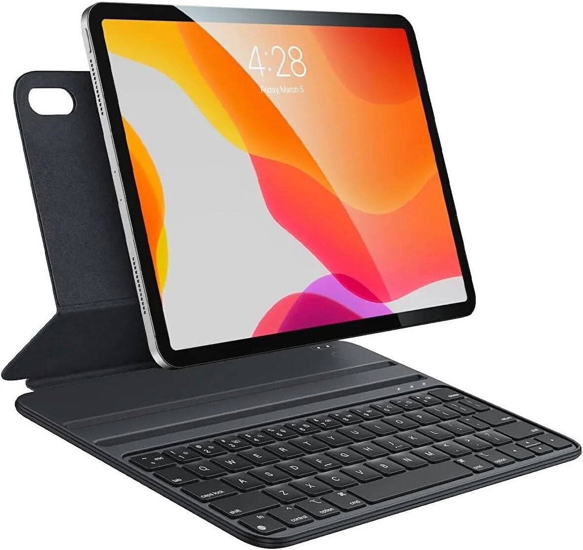 Coverzone iPad 10. Nesil (2022) 10.9 inch ile Uyumlu A2757 A2777 A2696 Case Magic Keyboard Folio Utra Slim Klavyeli Tablet Kılıfı KB22