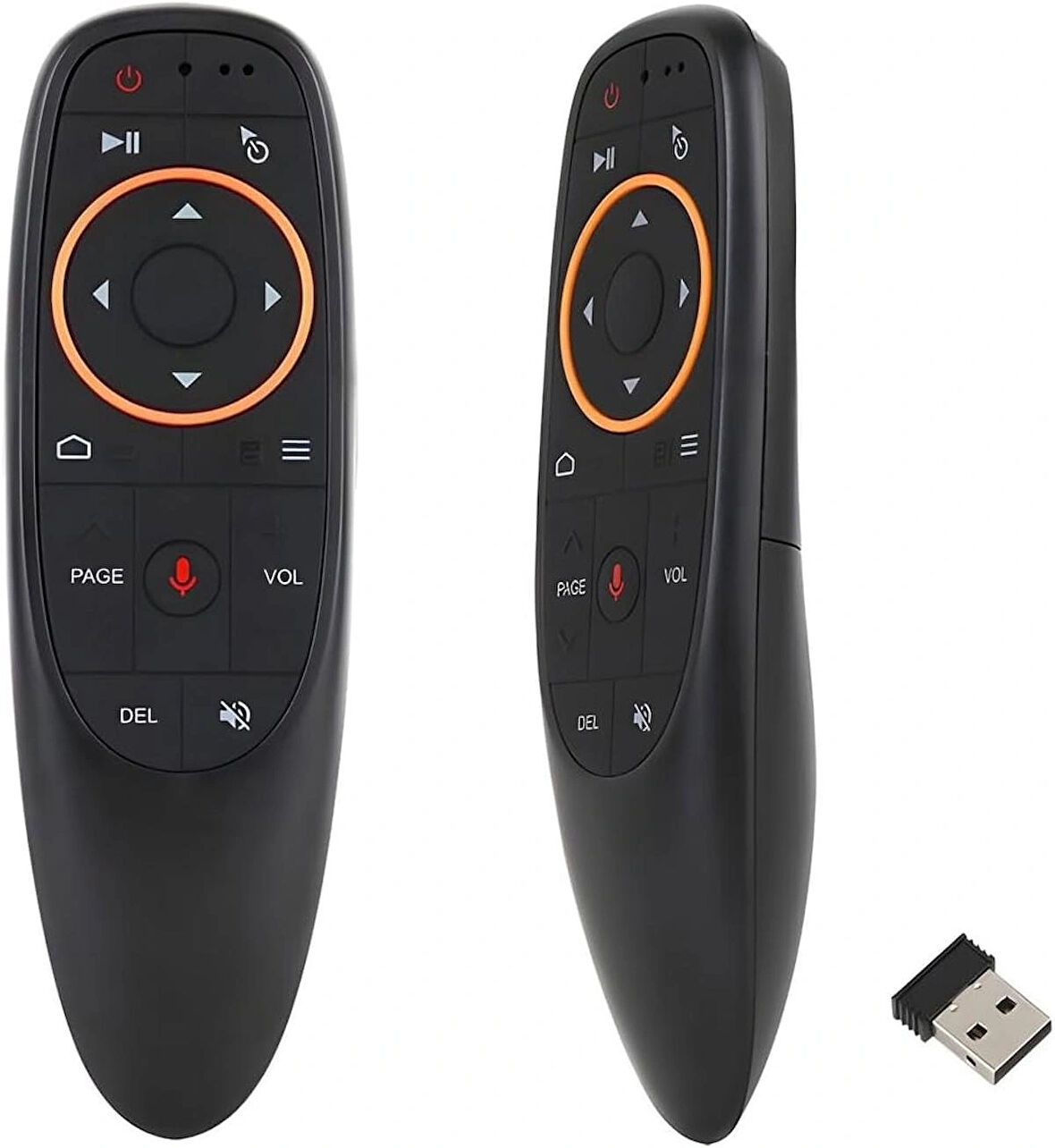 Coverzone 2.4g Kablosuz Air Mouse 6 Eksenli Jiroskop Akıllı Pc Android Tv Kutusu Dizüstü Projektörü Kumandası G10S