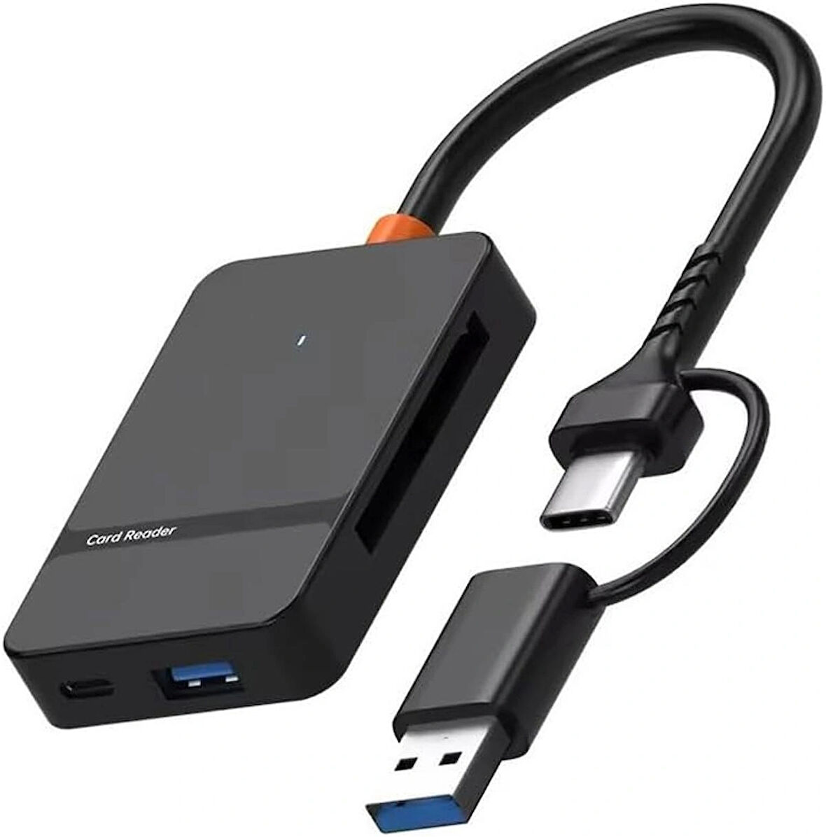 Coverzone Çoklayıcı Adaptör 7 in 1 USB/Type-c To USB A, USB C Macbook uyumlu Çevirici Adaptör Çok Portlu Çoklayıcı 7 in 1 USB HUB Tip C (ADS-316)