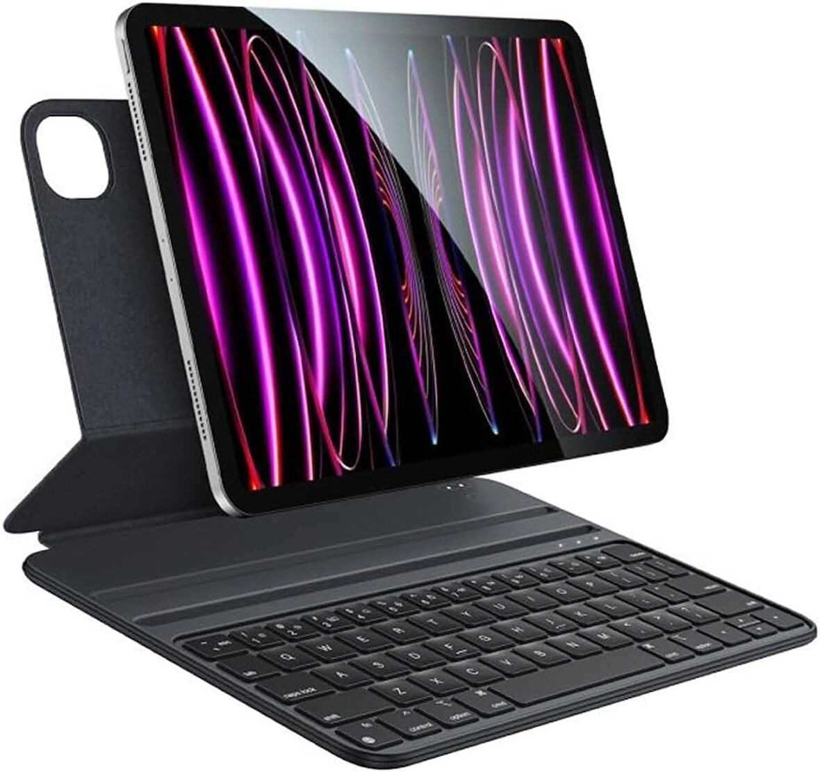 Coverzone iPad Pro 11 ile Uyumlu (2018-2020 - 2021-2022) Case Magic Keyboard Folio Utra Slim Klavyeli Tablet Kılıfı KB23