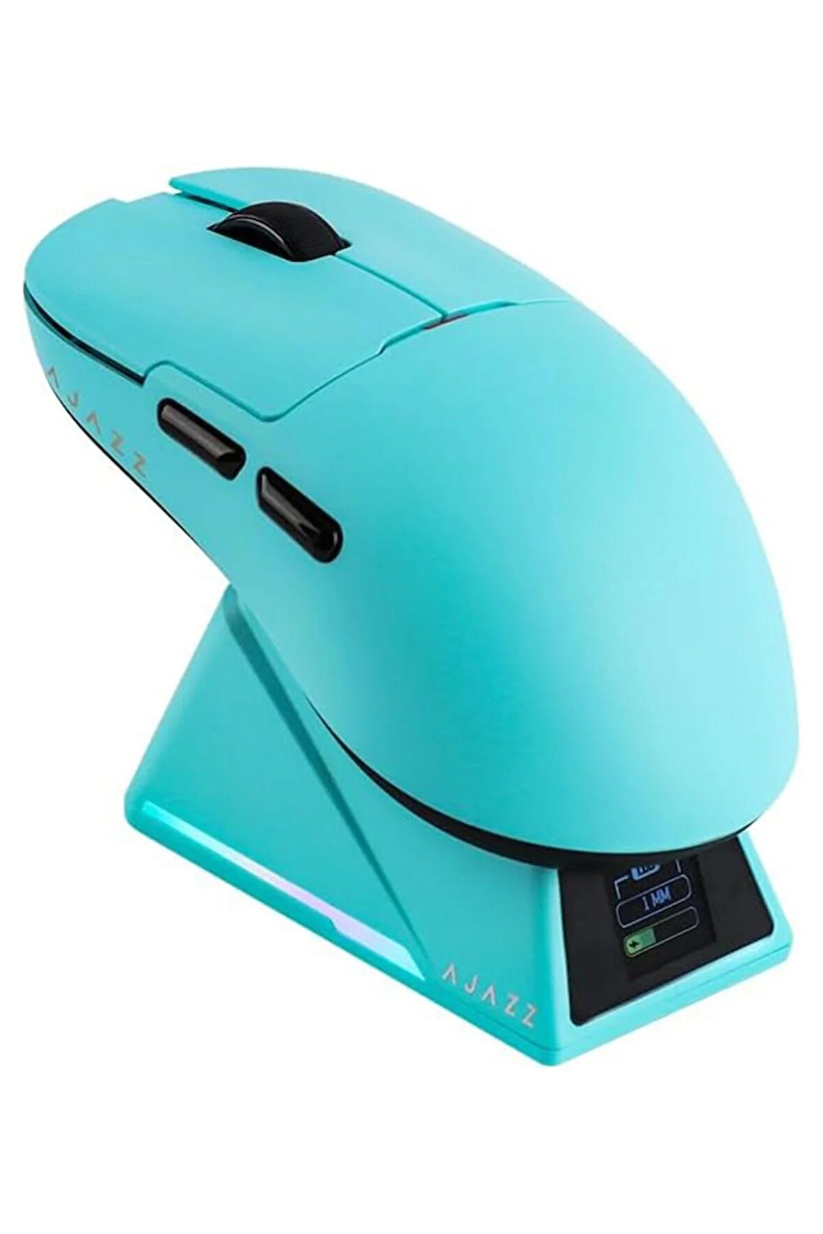 Ajazz AJ159 Apex 42000 DPI Manyetik Şarj İstasyonu-TFT Ekranlı Mouse-PAW 3950 Sensör-8K Dongle