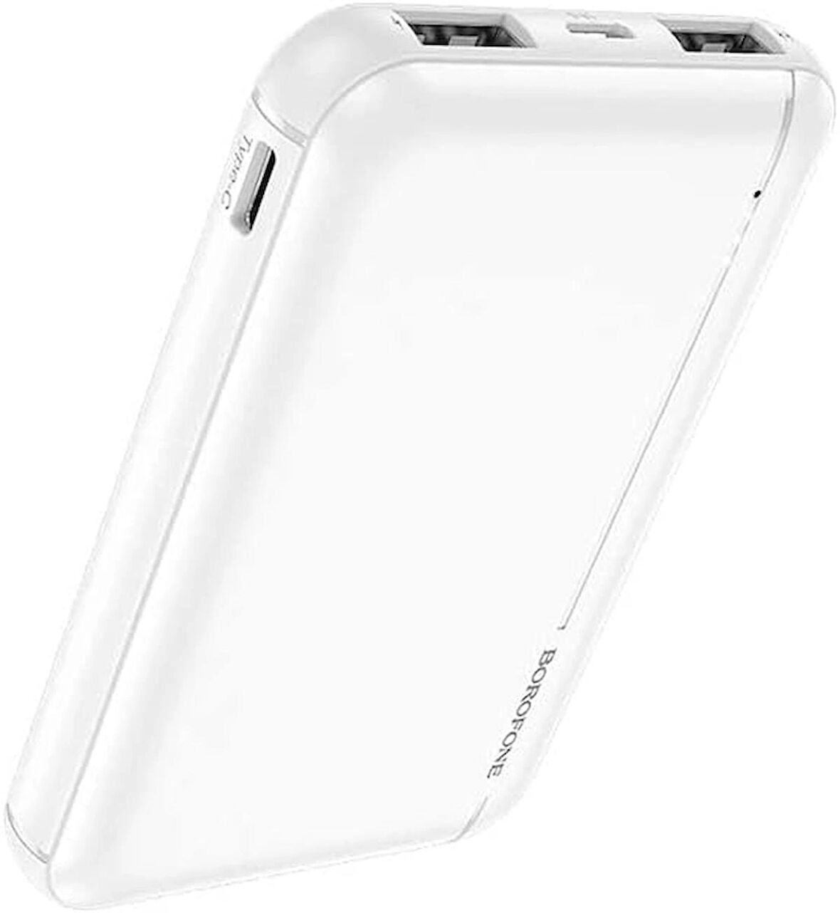 Coverzone Borofone 5000mAh, Dual input, Dual Output Güç Bankası Powerbank iPhone ile Uyumlu Şarj Seviyesi Led Göstergeli Kompakt ve Modern Tasarım BJ34