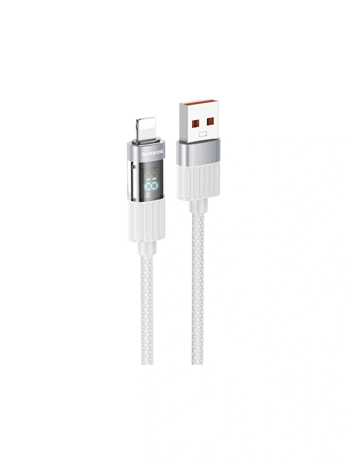 Borofone iPhone ile Uyumlu 2.4A Şarj ve Data Kablo USB To Lightning - 1.2 Metre - BU46