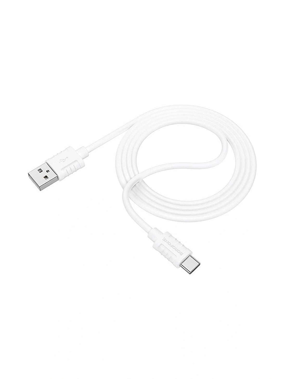 Borofone iPhone ile Uyumlu 3.0A Şarj ve Data Kablo USB To Type-C - 1 Metre - BX52