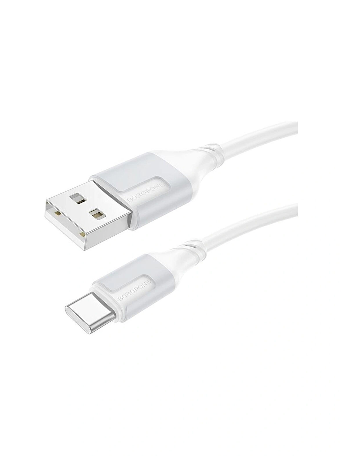 Borofone iPhone ile Uyumlu 3.0A Şarj ve Data Kablo USB To Type-C - 1 Metre - BX101
